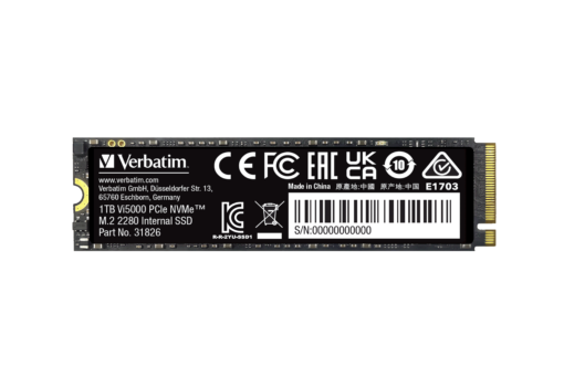 VERBATIM VI5000 PCIE4 NVME M.2 SSD 1TB