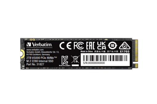 VERBATIM VI5000 PCIE4 NVME M.2 SSD 2TB