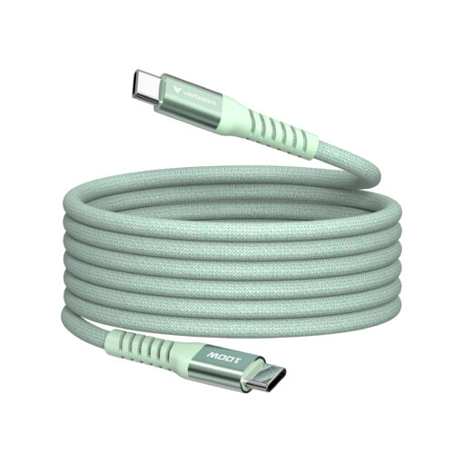 VERBATIM SYNC & CHARGE USB C TO USB C 100W MAGNETIC 120 CM - GREEN