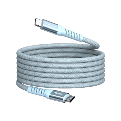 VERBATIM SYNC&CHARGE USB C TO USB C 100W MAGNETIC 1.2M-BLUE