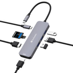 VERBATIM USB-C TM Pro Multiport Hub 8 Port
