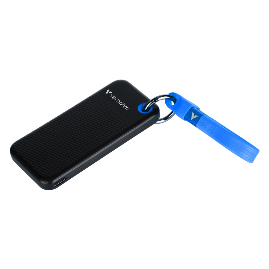 Verbatim Pocket SSD USB 3.2 Gen 2 2TB Black Blue