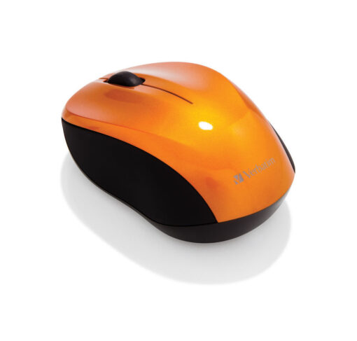 VERBATIM GO NANO WIRELESS MOUSE  VOLCANIC ORANGE
