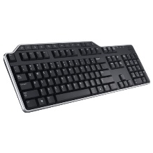 Keyboard: Hebrew (QWERTY) Dell KB-522 Wired Business Multimedia USB Keyboard Black (Kit)