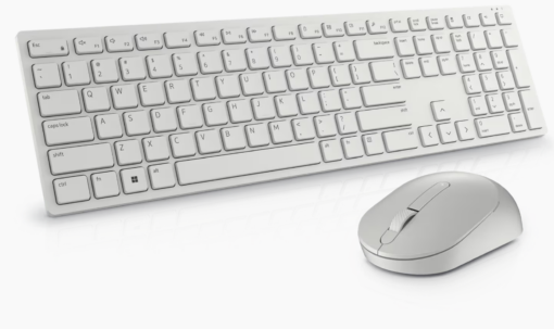 Dell Pro Wireless Keyboard and Mouse - KM5221W - Hebrew - White