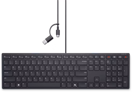 Dell Wired Collaboration Keyboard – KB525C – Hebrew (QWERTY)