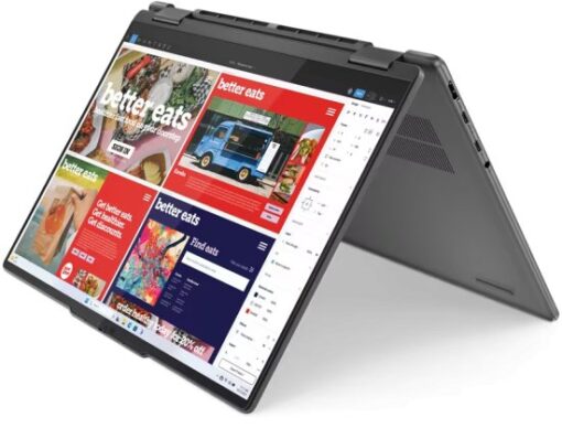 מחשב נייד מתהפך 14 אינץ Lenovo IdeaPad 5 2-in-1 14IAL10 – מעבד Intel Core Ultra 7 255H – זכרון 16GB LPDDR5x – כונן 1TB SSD NVMe – מסך מגע – Windows 11 Home