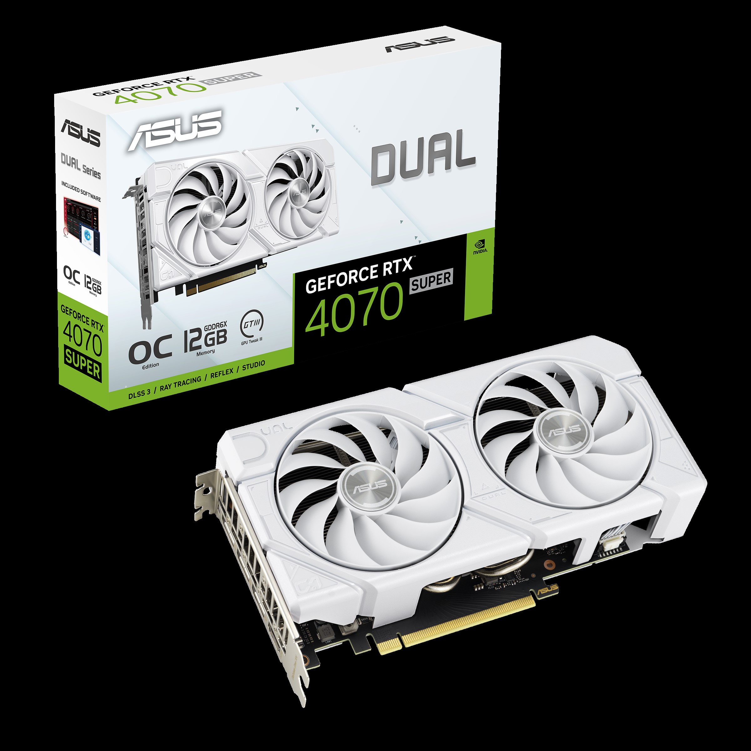 Asus DUAL-RTX4070S-O12G-EVO-WHITE