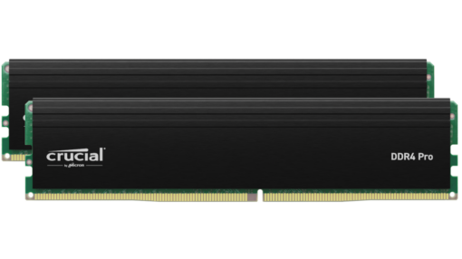Crucial Pro DIMM 64GB Kit (2x32) DDR4 3200Mhz CL22 (16Gbit)