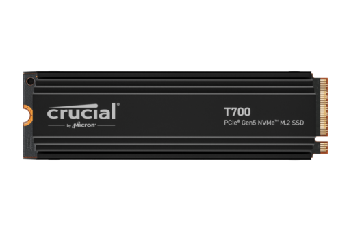 Crucial SSD 2TB T700 NVMe M.2 PCIe Gen5 with heatsink