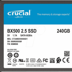 כונן SSD פנימי Crucial BX500 – 240GB – SATA 2.5 אינץ'
