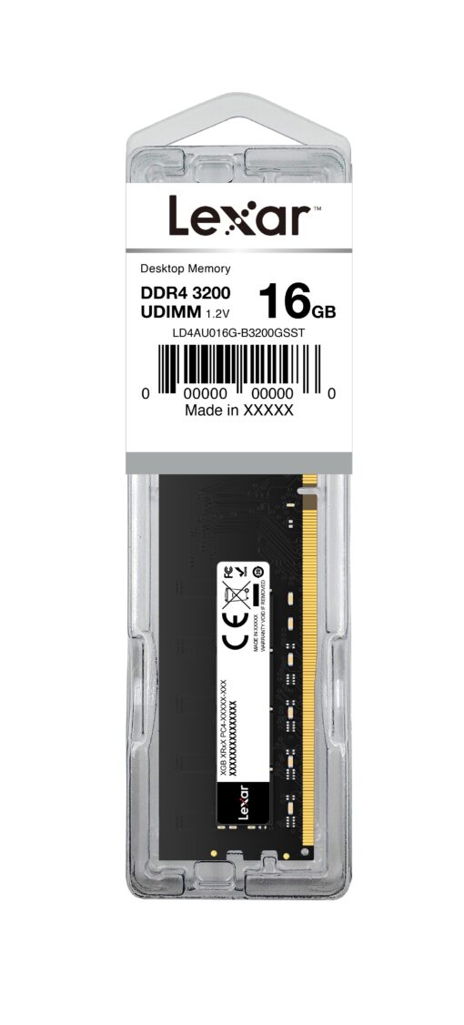 Lexar DIMM 16GB DDR4 3200Mhz 288pin 1.2V Blister Pack