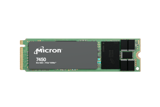 כונן SSD Micron 7450 PRO 480GB – ממשק NVMe PCIe Gen4 – פורמט M.2 2280 – Enterprise