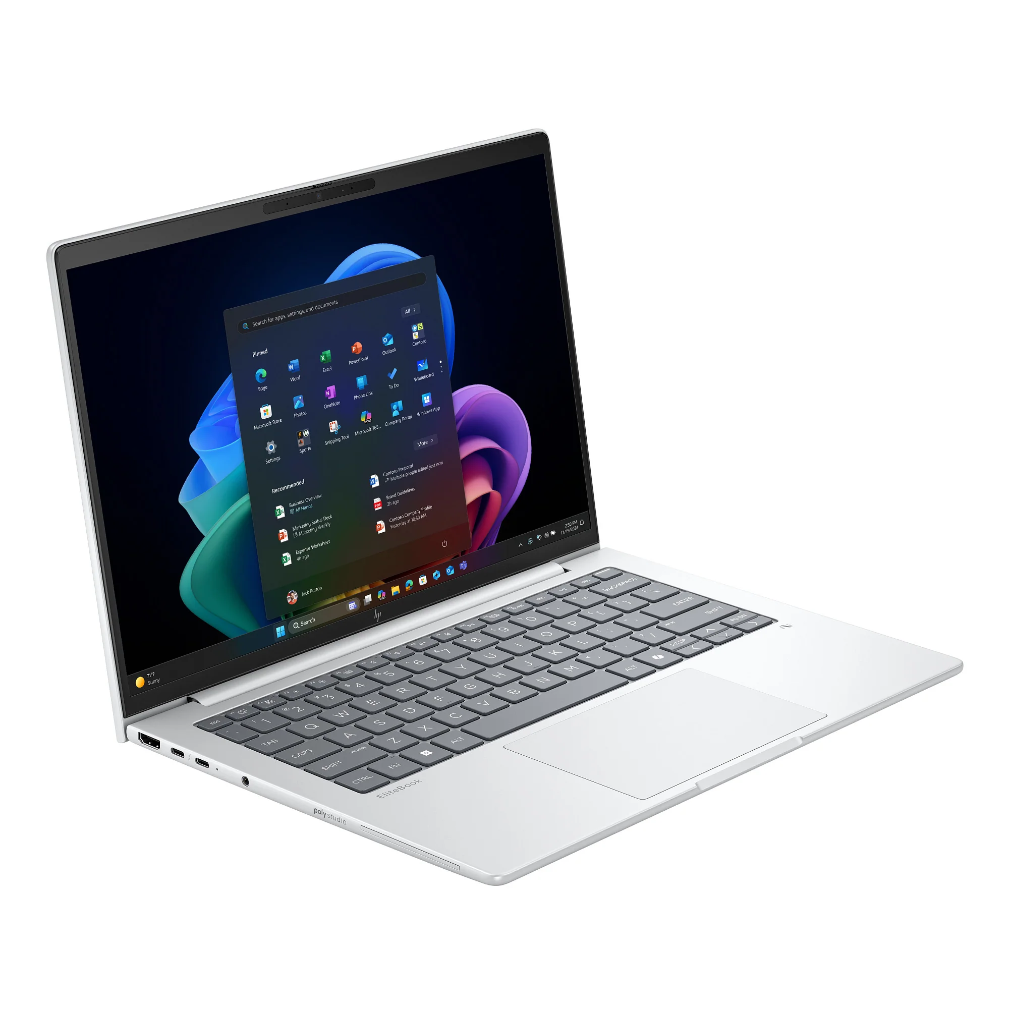 HP Elitebook 8 G1i 14 U5-228V|32GB|512GB|WIN11P|3YW – תמונה 2