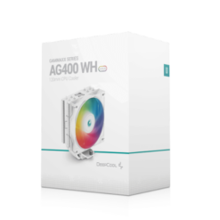 Alternative view of קירור אוויר למעבד DeepCool AG400 White 220W TDP 150mm RGB