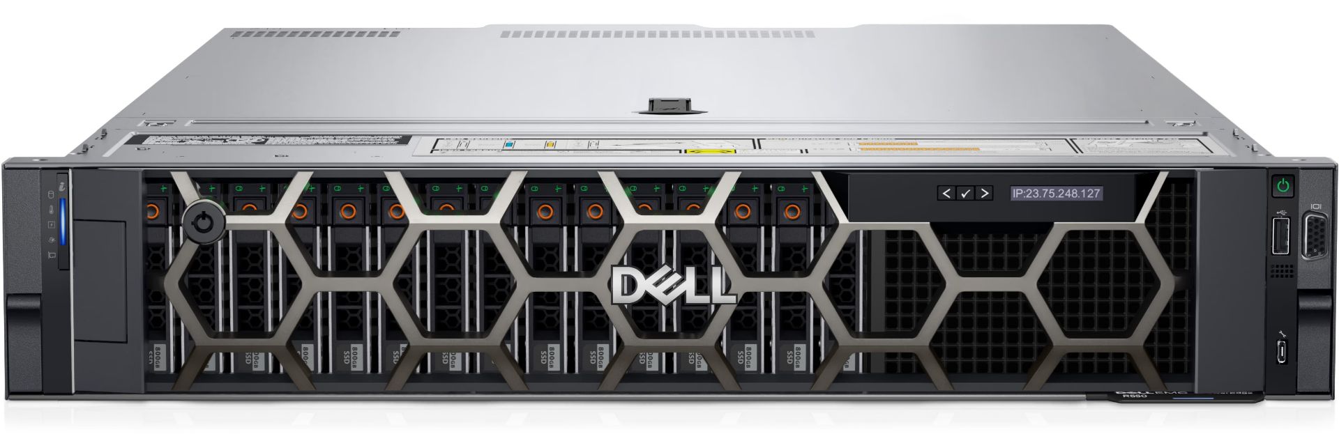 Dell R550 8 LFF Cage, H755 8G 2x800W