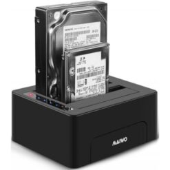 תחנת עגינה ושכפול לשני דיסקים  3.5 2.5 MAIVO USB3.0 Dual Bay