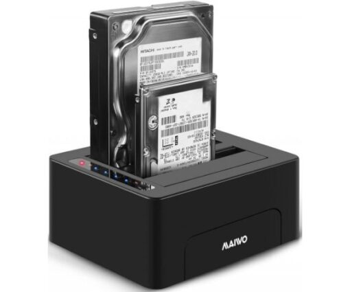 תחנת עגינה ושכפול לשני דיסקים  3.5 2.5 MAIVO USB3.0 Dual Bay