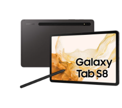 E000000043 ערכת טאבלט  X700 אפור - Tab S8 8 128GB WiFi 11  Samsung