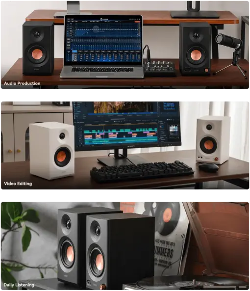 Edifier MR3 - Bluetooth Monitor Speaker (white)