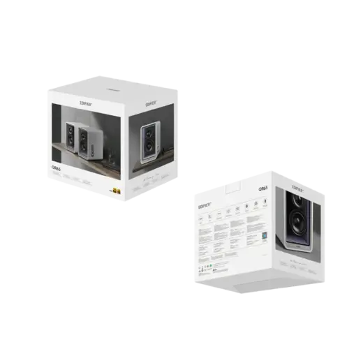 Edifier QR65 Active Monitor Spkr with 65W GaN Chrgr(white)