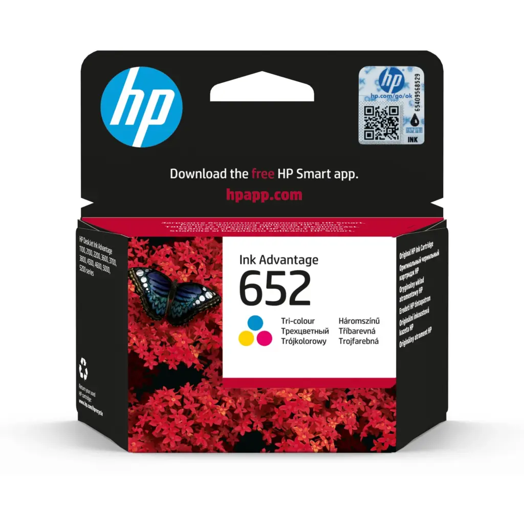 ראש דיו 652 צבעוני F6V24AE HP-3835 4675