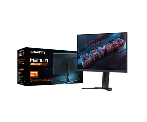 מסך גיימינג Gigabyte M27UA 4K SS IPS 160Hz 1MS HDR USB HUB
