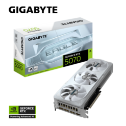 כ.מסך GIGABYTE GeForce RTX 5070 EAGLE OC ICE SFF 12G