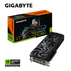 כ.מסך GIGABYTE GeForce RTX 5080 WINDFORCE OC SFF 16G