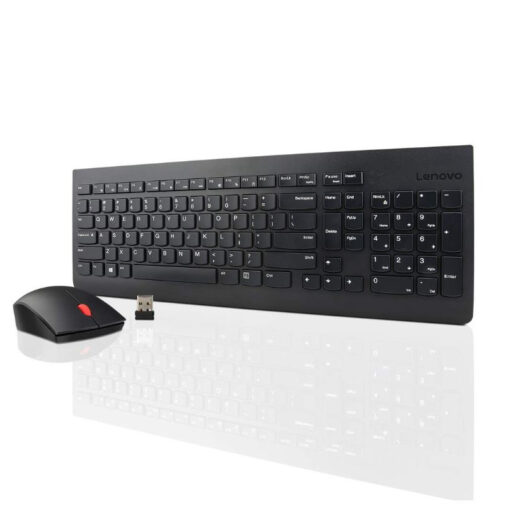 סט מקלדת ועכבר אלחוטי Lenovo 510 Combo – 2.4GHz, עכבר אופטי 1200DPI, עברית/אנגלית
