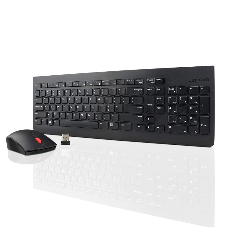 סט מקלדת ועכבר אלחוטי Lenovo 510 Combo – 2.4GHz, עכבר אופטי 1200DPI, עברית/אנגלית