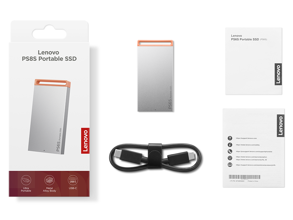 Lenovo PS6S Portable SSD 512GB GXB1T57736 – תמונה 3
