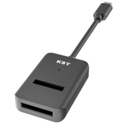 מתאם USB3.2 Type C to M.2 NVMe  M.2 SATA SSD Adapter Maiwo