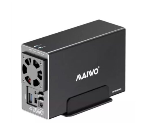 מארז חיצוני  ל-2 דיסקים MAIVO HDD 3.5 DUAL BAY USB3.2 RAID