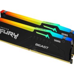 ז.לנייח KINGSTON FURY BEAST RGB 32GB 2X16GB 6000MHZ CL36 EXPO XMP