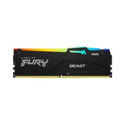 זכרון לנייח Kingston Fury Beast Black RGB 16GB 6400MHZ DDR5 C36