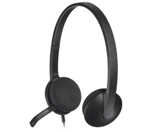 אוזניות Logitech USB Headset H340 With Microphone