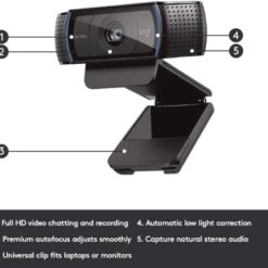Alternative view of מצלמת אינטרנט Logitech C920 1080p HD Pro Webcam With Mic