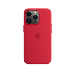 Alternative view of iPhone 13 Series Silicone Case with MagSafe - Product)RED)