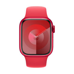 Alternative view of Apple Watch Series 9 GPS 45mm Aluminium Case with Sport Band - Apple Watch Series 9 GPS 45mm Pink Aluminium Case with Light Pink Sport Band