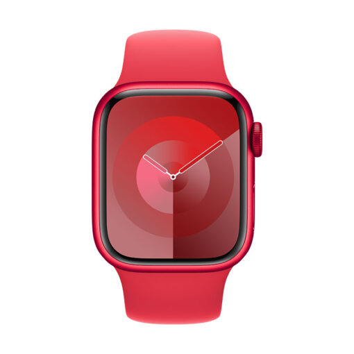 Apple Watch Series 9 GPS 45mm Aluminium Case with Sport Band - Apple Watch Series 9 GPS 45mm Pink Aluminium Case with Light Pink Sport Band