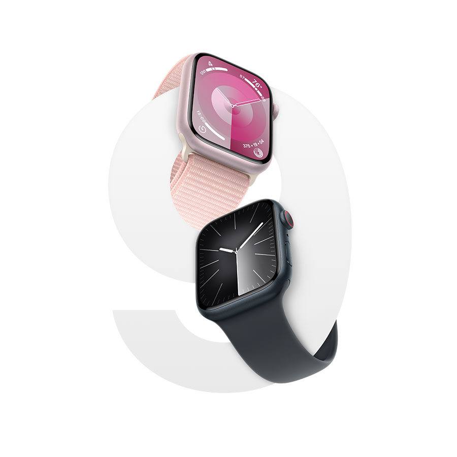 Apple Watch Series 9 GPS + Cellular 45mm Aluminium Case with Sport Band - Apple Watch Series 9 GPS + Cellular 45mm (PRODUCT)RED Aluminium Case with (PRODUCT)RED Sport Band