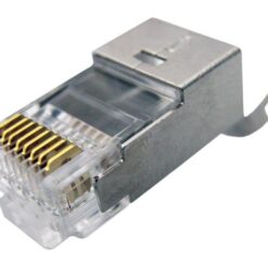 תקע זכר מסוכך לכבלי רשת FTP male Connector RJ-45 Cat 7