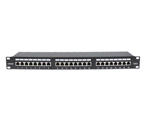פנל 24 מחברים RJ-45 CAT 6