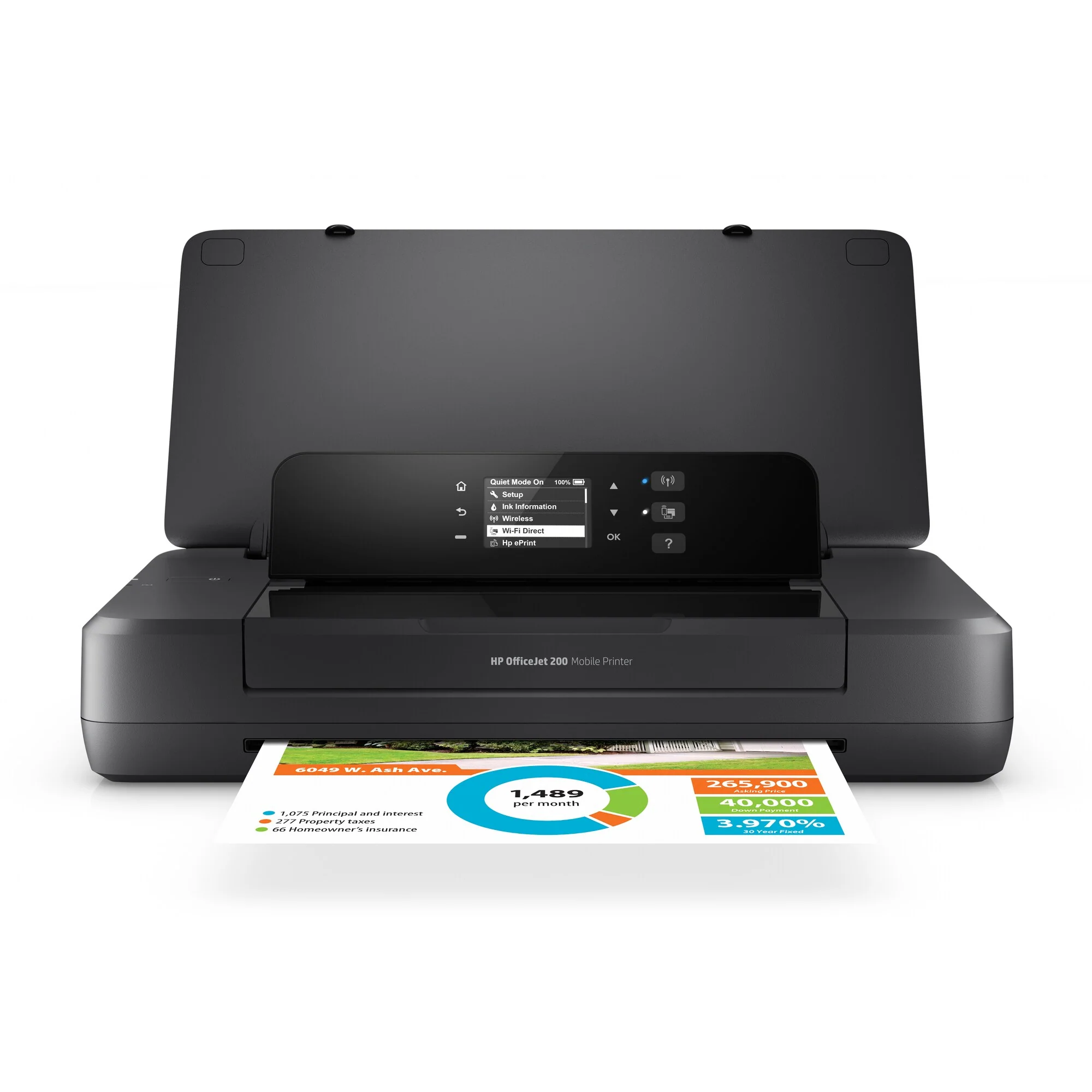 מדפסת HP ניידת אופיסג'ט 202 – תמונה 2