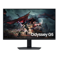 מסך Samsung Odyssey G5 G50D QHD 27 180Hz 1Ms Gaming Monitor Pivot