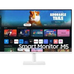 מסך חכם SAMSUNG S32 VA 4Ms FHD WIFI BT Tizen Os Speakers White