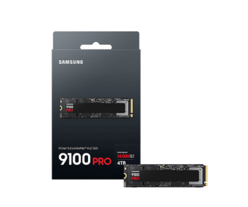 דיסק פנימי Samsung 9100 PRO 4TB Gen5 M.2 NVME 2.0 14800 13400 RW