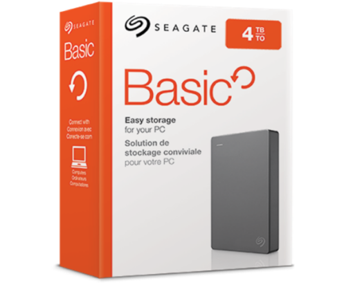 דיסק חיצוני SEAGATE Basic Portable Drive 4TB 2.5 usb 3.0