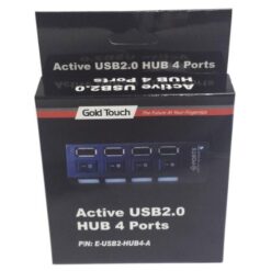 Alternative view of מפצל 4 PORT USB 2.0 אקטיבי כולל חיבור מתח